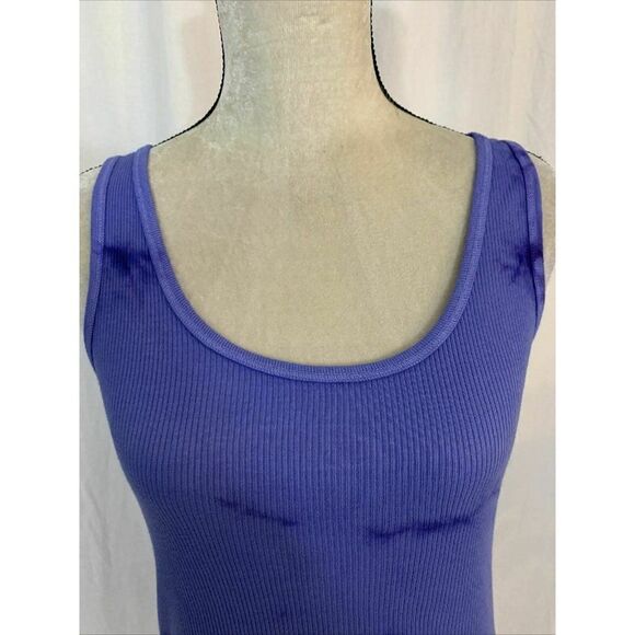 michael stars maternity Purple Tie Dye Tank top - Picture 2 of 8